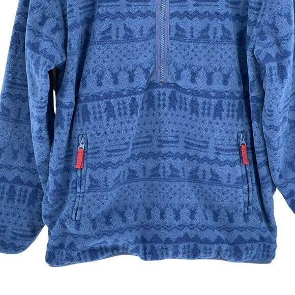 Chubbies The Arctic Tundra Reversible Fleece Pullover Windbreaker Jacket Small - Picture 10 of 14